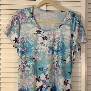 Reel Legends Floral Blue and Purple Dress